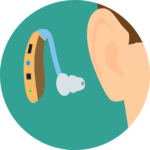 Audífono para discapacidad auditiva